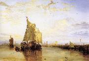 J.M.W. Turner Dort,or Dordrecht,the Dort Packet-Boat from Rotterdam Becalmed oil painting